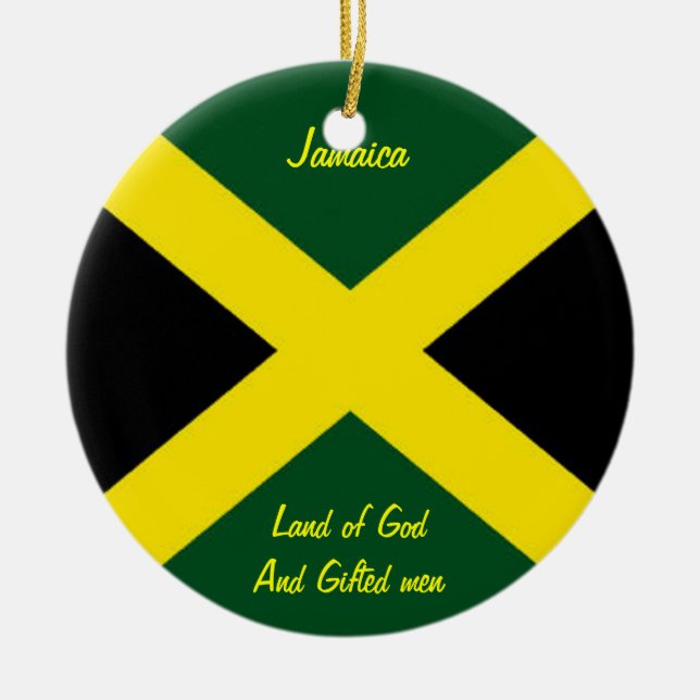 De Cerâmica ornamento da Jamaica (Frente)