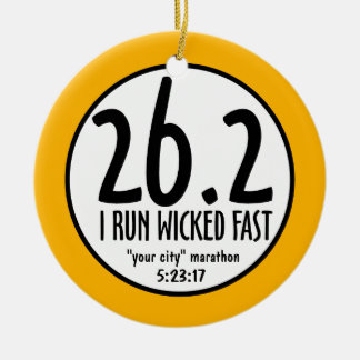 De Cerâmica Ornamento da maratona