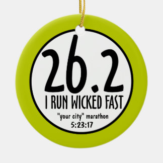 De Cerâmica Ornamento da maratona