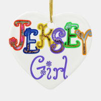Ornamento da menina do jérsei