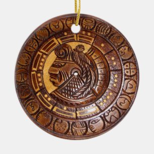 De Cerâmica Ornamento da moeda do medalhão, indiano do nativo