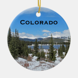 De Cerâmica Ornamento da Paisagem do Colorado