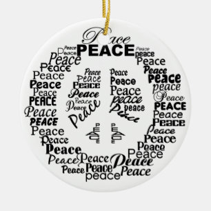 De Cerâmica Ornamento da paz