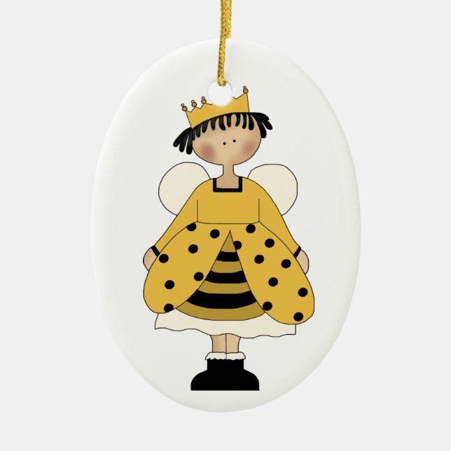 De Cerâmica ornamento da Princesa Bumble Bee (Frente)