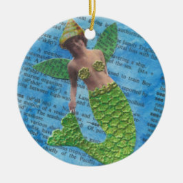 De Cerâmica Ornamento da sereia