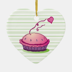 De Cerâmica Ornamento da torta