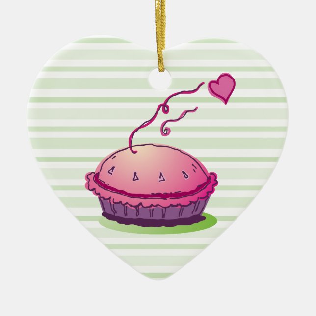 De Cerâmica Ornamento da torta (Frente)