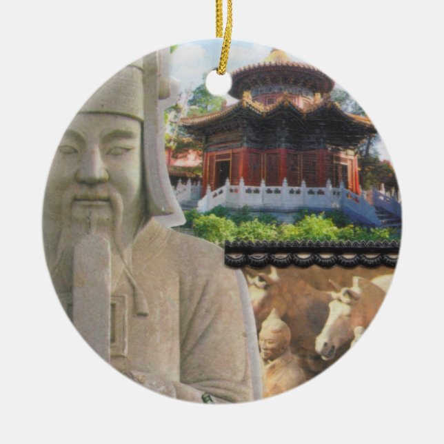 De Cerâmica Ornamento da viagem (Frente)