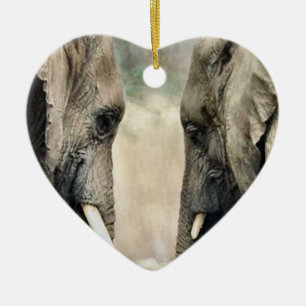 De Cerâmica Ornamento da Vida Selvagem da Arte Elefante
