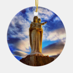 De Cerâmica Ornamento da Virgem Maria