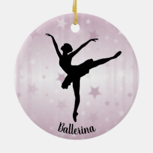 De Cerâmica Ornamento Dançarino do Balé Ballerina