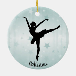 De Cerâmica Ornamento Dançarino do Balé Ballerina