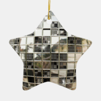 De Cerâmica Ornamento das Estrelas do Disco Mirrorball