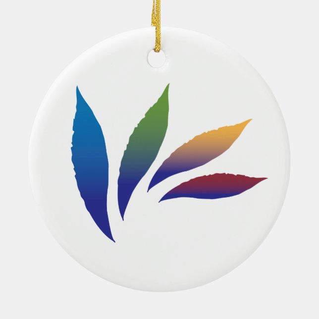 De Cerâmica Ornamento das Imaginações Santa (Traseira)