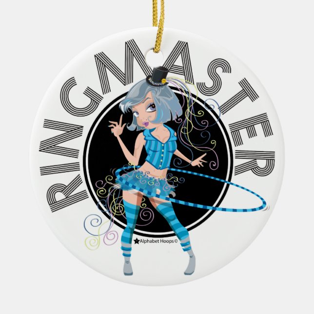 De Cerâmica Ornamento (de prata) do Ringmaster (Frente)