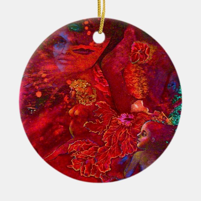 De Cerâmica ornamento do amor (Frente)