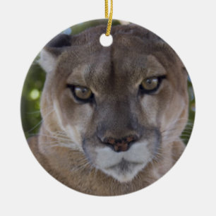 De Cerâmica Ornamento do ataque súbito do puma