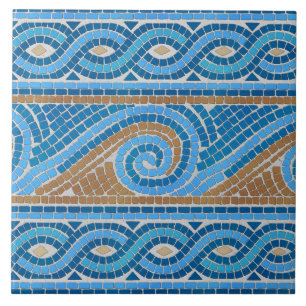 De Cerâmica Ornamento do Azulejo Mosaico Grego