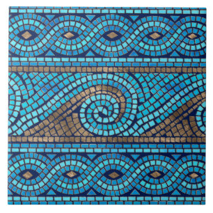 De Cerâmica Ornamento do Azulejo Mosaico Grego