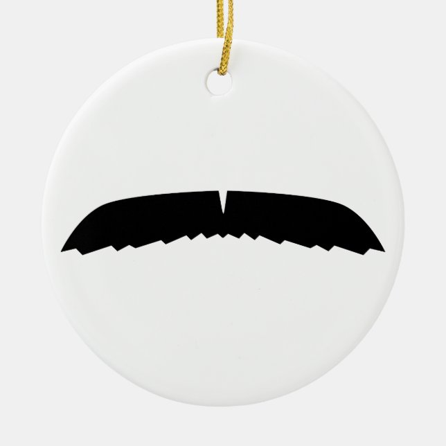 De Cerâmica Ornamento do bigode (Frente)