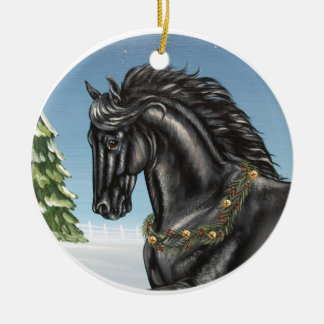 De Cerâmica Ornamento do cavalo do frisão