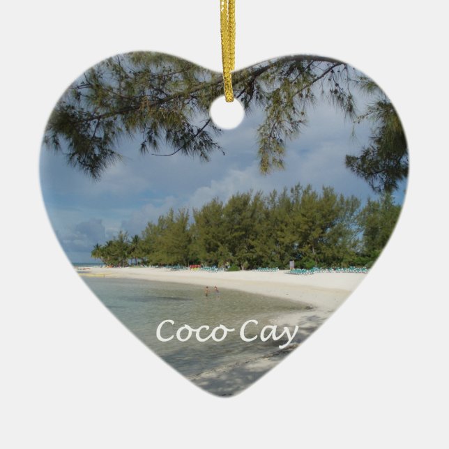 De Cerâmica Ornamento do Cay dos Cocos (Frente)