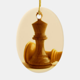 De Cerâmica Ornamento do Checkmate da xadrez