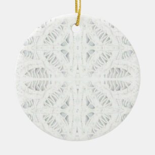 De Cerâmica Ornamento do Círculo Cerâmico BATTENBURG LACE