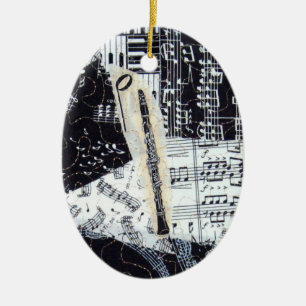 De Cerâmica Ornamento do clarinete