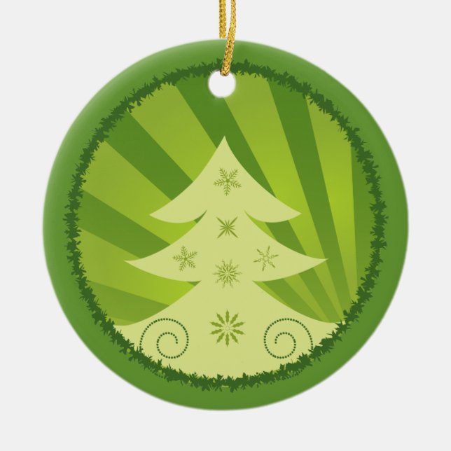 De Cerâmica Ornamento do costume do Feliz Natal (Frente)