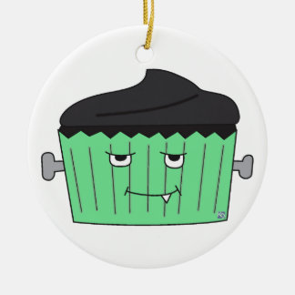 De Cerâmica Ornamento do cupcake do monstro