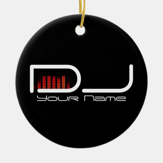 De Cerâmica Ornamento do DJ (Frente)