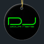 De Cerâmica Ornamento do DJ<br><div class="desc">Ornamento do DJ</div>