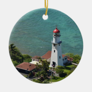 De Cerâmica Ornamento do farol com citações inspiradas
