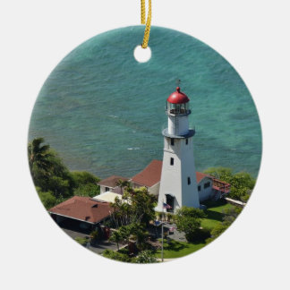 De Cerâmica Ornamento do farol com citações inspiradas