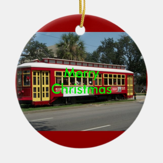 De Cerâmica Ornamento do Feliz Natal (Frente)