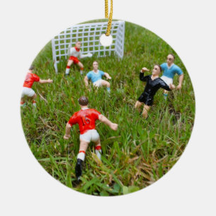 De Cerâmica Ornamento do fósforo do futebol/futebol