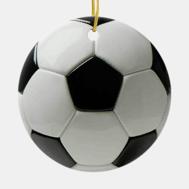 De Cerâmica Ornamento do futebol (Frente)