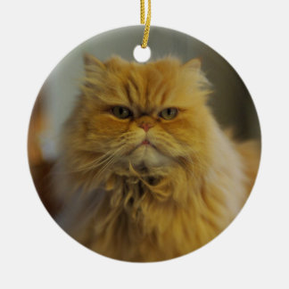De Cerâmica Ornamento do gato persa