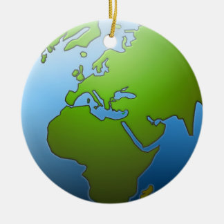 De Cerâmica Ornamento do globo