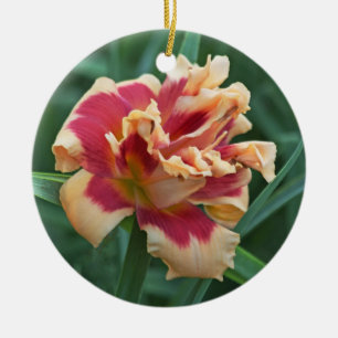 De Cerâmica Ornamento do hemerocallis