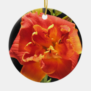 De Cerâmica Ornamento do hemerocallis