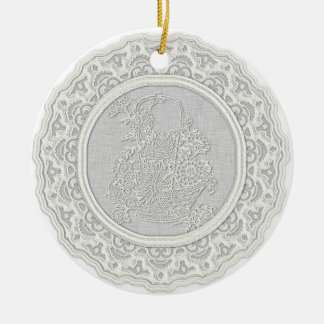 De Cerâmica ornamento do laço
