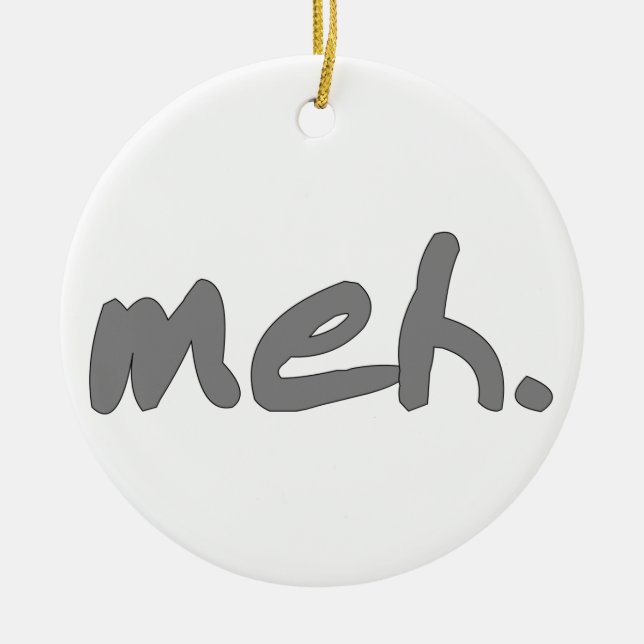 De Cerâmica ornamento do meh (Frente)
