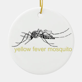 De Cerâmica Ornamento do mosquito da febre amarela