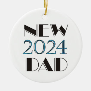 De Cerâmica Ornamento do Novo papai 2022