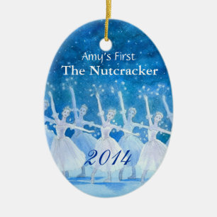 De Cerâmica Ornamento do Nutcracker do seu dançarino primeiro