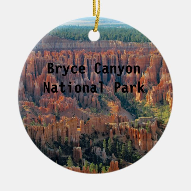 De Cerâmica Ornamento do Parque Nacional Bryce Canyon (Frente)