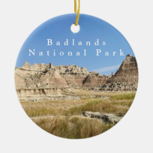 De Cerâmica Ornamento do Parque Nacional das Badlands