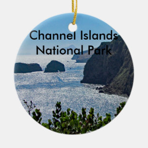 De Cerâmica Ornamento do parque nacional das ilhas channel